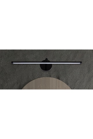 Resim Ayna Aplik 50 cm. Günışığı Siyah