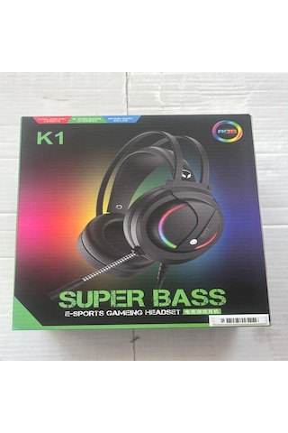 K1 Gaming Kablolu Oyuncu Kulaklığı