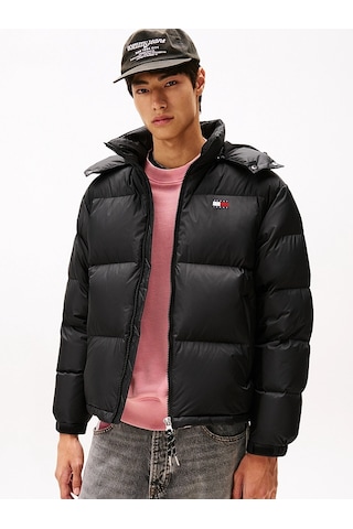 Tommy Hilfiger Tjm Alaska Down Puffer Ext Erkek Siyah Mont - Dm0dm22036