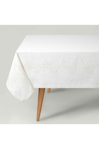 Linens Magnolia 150x300 Cm Masa Örtüsü Naturel Gold Çok Renkli