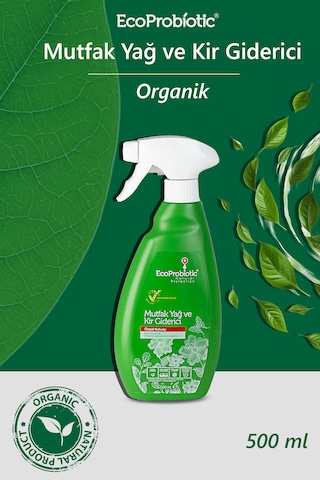 Organik Mutfak Yağ Ve Kir Giderici Sprey Ağır Kimyasal Içermez 500 Ml Tekli