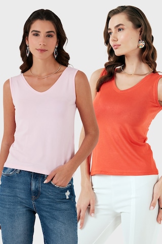 Lela Bayan Bluz 5864384s2 Toz Pembe-nar Çiçeği Toz Pembe-nar Çiçeği