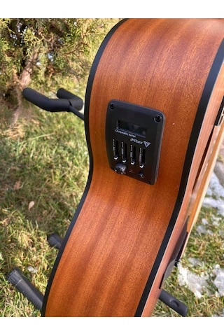 Phx Ince Kasa Elektro Akustik Gitar-Maun Ağacı-Gül Klavyeli