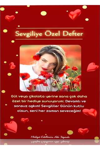 Sevgiliye Özel Defter Spiralli Özel Defter