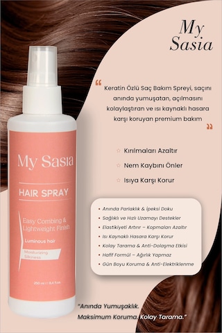 My Sasia Keratin Saç Bakım Spreyi