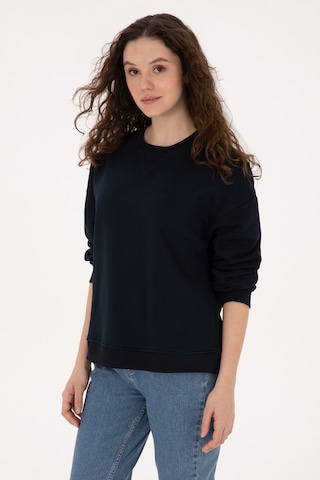 U.S. Polo Assn. Kadın Lacivert Bisiklet Yaka Sweatshirt 50320028-VR033