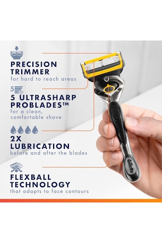 Proglide Erkek Tıraş Bıçağı, Sap + 1 Bıçak Yedek