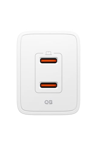 Spigen 47w Usb-c 2 Port Mini Hızlı Şarj Aleti Samsung Uyumlu Pps 2.0 / Gan Destekli Akım Korumalı Type-c Ach08707