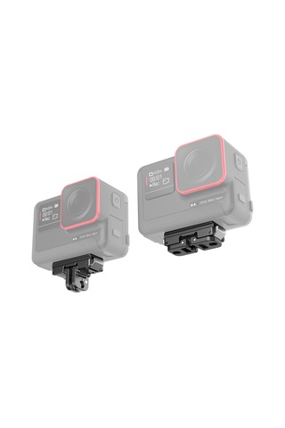 Yunboo Insta360 Ace Pro İçin Hızlı Çıkartılabilir Manyetik Kamera Aparatı - Siyah Alüminyum Siyah