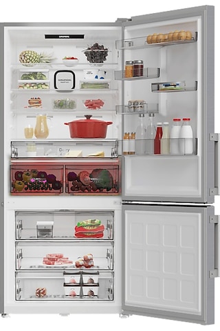 Grundıg GPKND 615 I 615 L Duo-No Frost Alttan Donduruculu Buzdolabı Inox