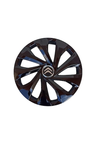 Muyaauto Jant Kapağı Seti-yıldızsiyah Citroen C3/c-elysee/c2 15 İnç İle Uyumlu