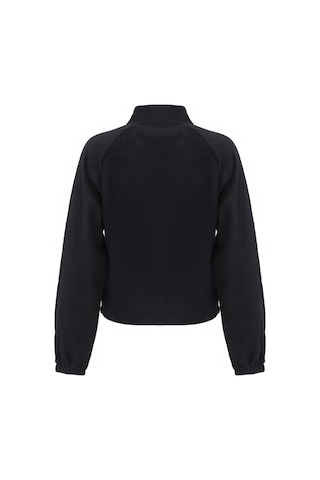 Reebok Myla Crop 1/4 Zıp Siyah Kadın Ceket 000000000102237926 Siyah