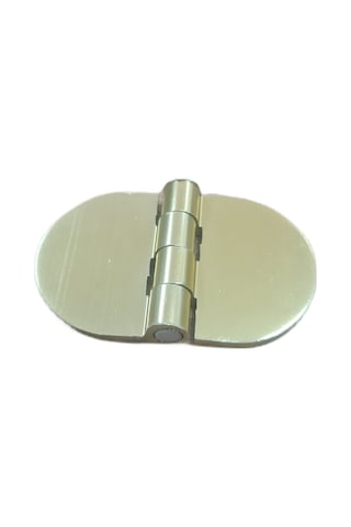 Yaprak Menteşe Oval Alüminyum Gold Renk 40x68 Mm 3,3 Mm Kalınlık 5 Adet