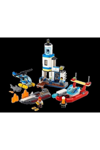 LEGO City 60308 Seaside Police And Fire Mission 297 Parça