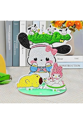Sanrio Karakterleri Elmas Boyama Seti Pochacco, My Melody & Pom