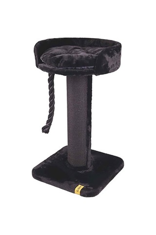 M-pets Panther Premium Liana Tırmalama Tahtalı Kedi Ağacı Siyah 55x55x96 Cm 244-54015.01