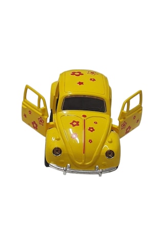 Vosvos Araba - Sürtmeli Desenli Sarı - Jw567-060
