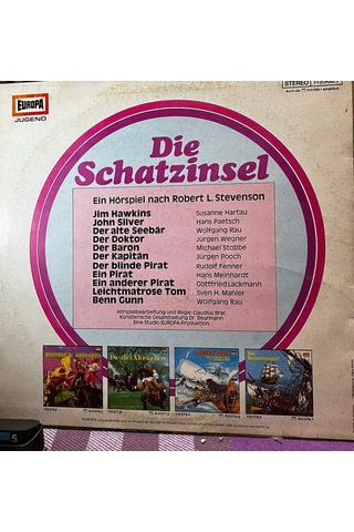 Robert Louis Stevenson - Die Schatzinsel Ein Hörspiel Von Claudius Brac - Europa Jugend Lp 115 568.7