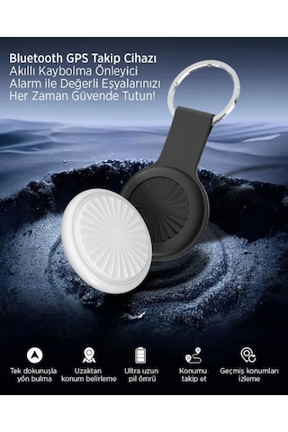 Ayrex İos Ve Android Uyumlu Akıllı Gps Takip Cihazı Anahtar, Cüzdan, Araç, Kargo Ve Evcil Hayvanlar İçin Blue
