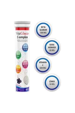 Vitaglucan C-Omplex 20 Efervesan Tablet