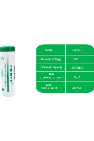 Forte 14505 Aa Kalem 3,6 V Lıthıum Pil Tek Kullanımlık