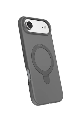 Newface Apple, Uyumlu iPhone 17 Air Regal Magsafe Standlı Kapak - Titan Gri