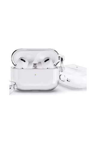 Movenchy Apple Airpods Uyumlu  Pro 2 2.nesil Shell Kılıf - Siyah Belirtilmemiş