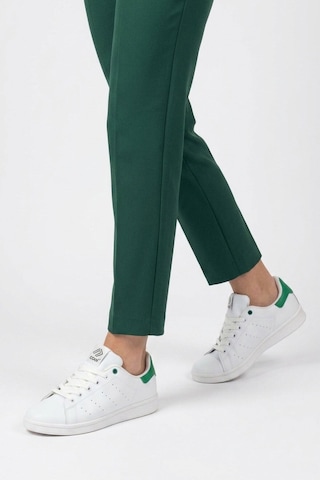 Cool Unisex Beyaz-yeşil Günlük Sneaker Spor Ayakkabı Rahat Casual Model Ursula G Beyaz - Yeşil