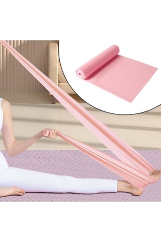 Pazly Pembe Pembe Jimnastik Için Homyl Esneme Egzersiz Direnç Dans Bandı Sv Pembe