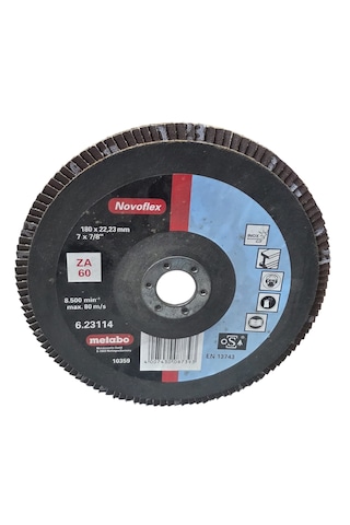 Metabo 180x22,23 P60 Inox Flap Disk 623114000