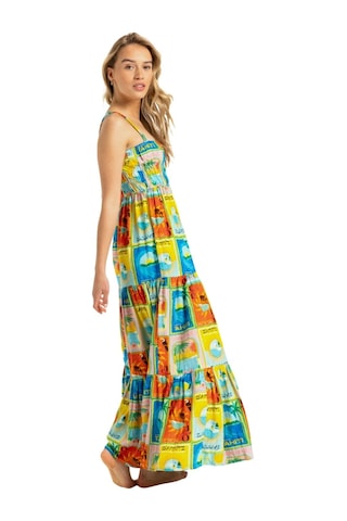Roxy Roxy Atlas Sunshine Coastline Maxi Kadın Elbise Xbyr Çok Renkli