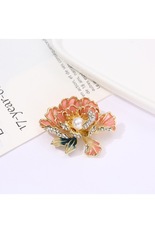 Mufunye Кленовый Лист Бижутерный Брошь С Искусственным Жемчугом - Авангардный Дизайн Для Всех Возрастов Mavi