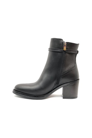 Greyder 34061 Zn Ankle Topuklu Deri Kadın Bot Siyah