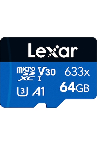Lexar 633x 64 Gb Micro Sd Kart, Microsdxc Uhs-ı Kart W/o Sd