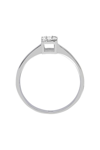 Sirius F Renk 0,17 Karat Baget Pırlanta Yüzük 0823R0125