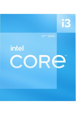 Intel Core i3-12100 3.3 GHz LGA1700 12 MB Cache 60 W Box İşlemci