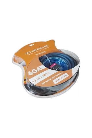 Sh Magicvoice Mv-6189 4ga Oto Amfi - Anfi Kablo Seti 120a Sigorta Dahil Najmaddin