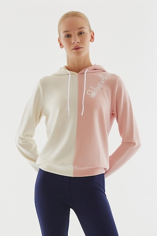 United Colors Of Benetton Kadın Kapüşonlu Sweatshirt Bnt-w20724 Pembe