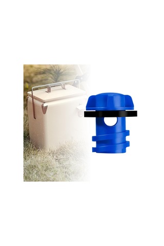 Homyl Parmak Düğmeli Tasarımlı Soğutucu Tahliye Tapası Mavi Mavi