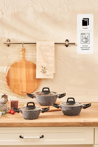 Emsan Luna 6 Parça Midi Tencere Seti