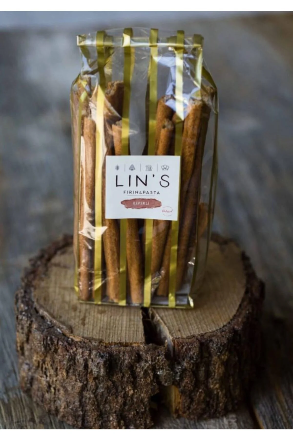 Lin's Kepekli Galeta - Lin's Bread Sticks Wholemealed 200 Gr