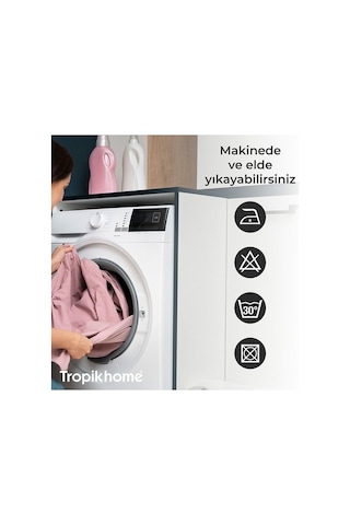 Duş Perdesi Mermer Desenli Banyo Perdesi Çift Kanat 2x120x200cm 16 Adet C Halka Hediyeli Diğer
