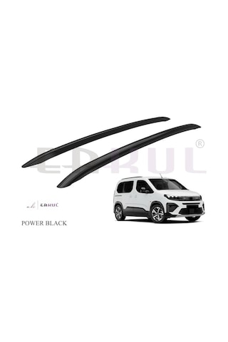 Erkul Fıat Doblo Long / Uzun 2023 Üzeri Power Flush Tavan Çıtası Siyah