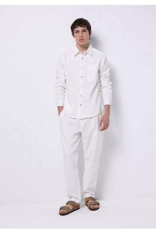 Colin's Colins Regular Fit Klasik Yaka Düz Erkek Bej Uzun Kol Gömlek Cl1074780 Q1.v1 Dn44268 Denim