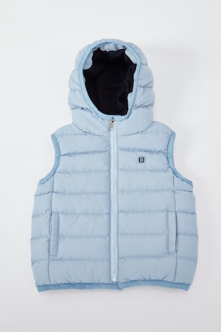 Benitto Kids Kapüşonlu Erkek Bebek Çocuk Yelek 51306 Mavi