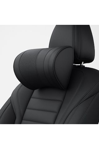 Coofbe Ayarlanabilir Ortopedik Araç Boyun Baş Yastığı Oto Koltuk Başlığı, Oto Boyun Yastığı Car Headrest Siyah