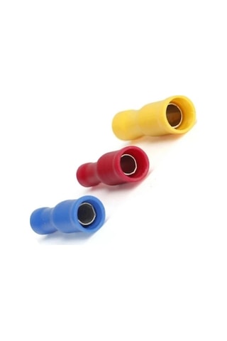 Tbd - 2050 1.5-2.5mm2 İzoleli Soket Tipi Dişi Terminal Kablo Ucu Mavi 100 Adet