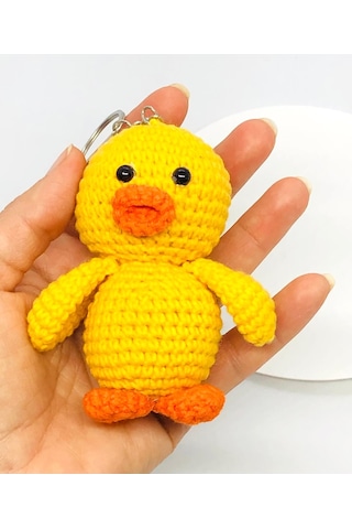 Amigurumi Ördek Anahtarlık