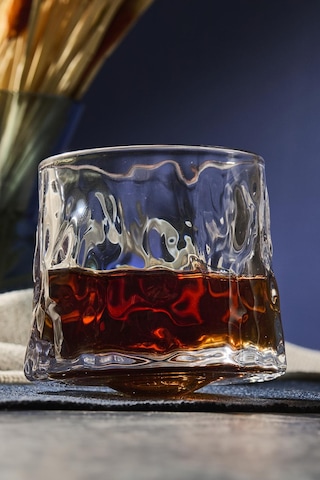 Greta Şeffaf 2'li 360 Derce Dönerli Viski Meşrubat Bardağı Japon Style 160ml