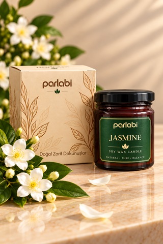 Yasemin Kokulu Mum %100 Soya Wax Amber